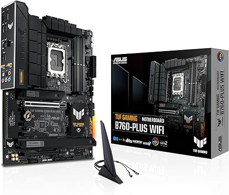 ASUS TUF GAMING B760-PLUS WIFI Intel B760 LGA 1700 ATX motherboard