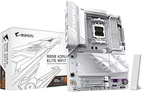 GIGABYTE B850 AORUS Elite WIFI7 ICE AMD AM5 LGA 1718 Motherboard