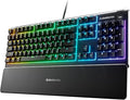 SteelSeries Apex 3 RGB Gaming Keyboard – 10-Zone RGB Illumination